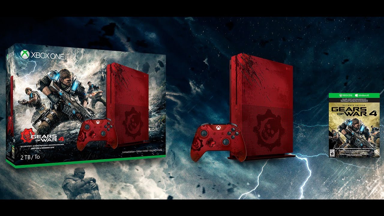 Sorpresas + Unboxing Xbox One S Edición Gears of war 4 YouTube