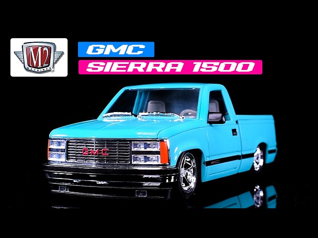 1988 GMC Sierra 1500 Custom Pickup Truck Light Blue 1/24 Diecast