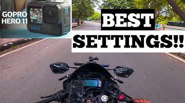 GoPro Hero 11 Black 📷|| Best Setting For MotoVlogging😍||@msrvlog6554
