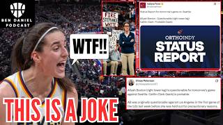 Caitlin Clark WILL SIT OUT SATURDAYS GAME! Aliyah Boston OUT TOMORROW! Indiana Fever ARE A JOKE