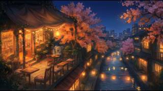 Coffee at peaceful Night☕🌙~ Rainy Lofi beats 🎵 ~ Cute Koala 🐨 ~ Soft Music & Relax / Study 📚 Spring🌺 screenshot 5