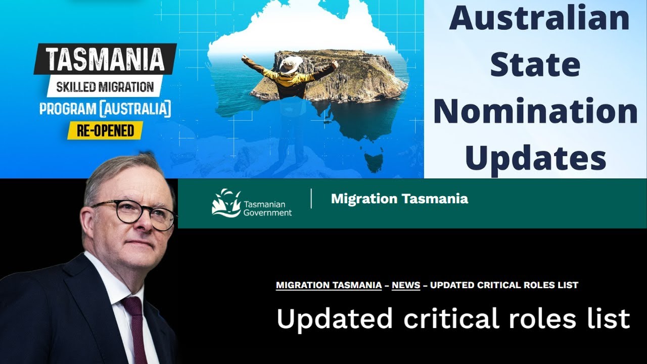 Latest Updates On Tasmania State Nomination Australia Immigration