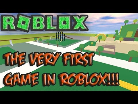 The Very First Game In Roblox Looks Fun Youtube - the 1st game on roblox