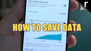 How to use less data on your mobile phone