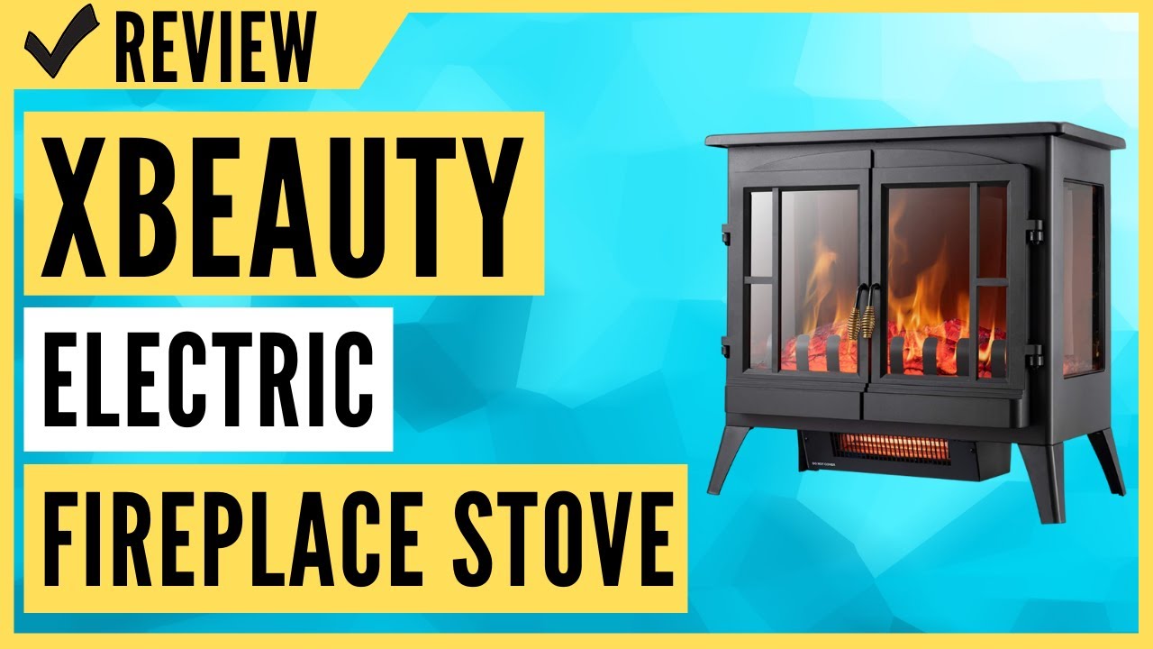 Xbeauty Electric Fireplace Stove, Freestanding Fireplace Heater Review