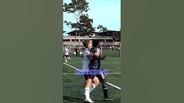 Always looking to get him the ball #santabarbarascmlsnext #mlsnext #catchthat #kahakugk