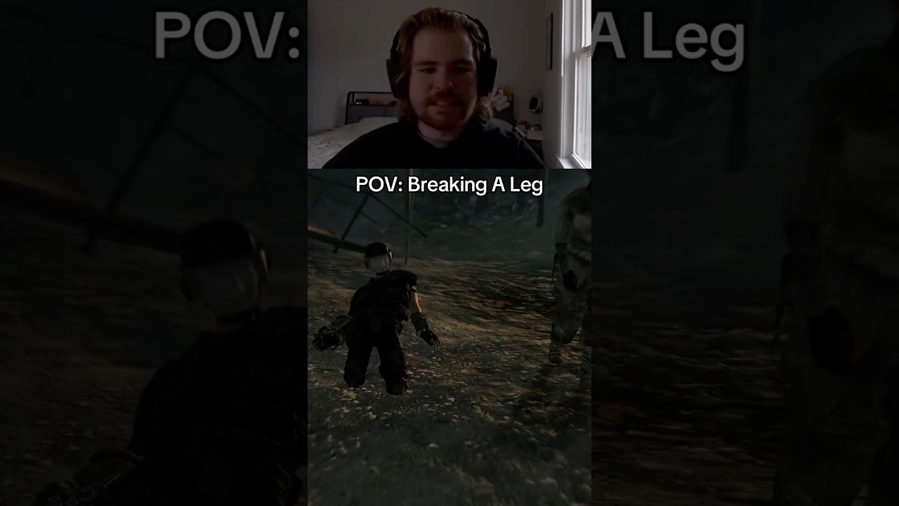 Just need to break a leg… 😂 