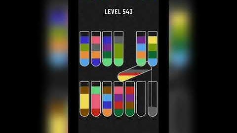 Water sort puzzle level 543