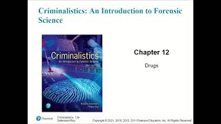 Forensic Science (College) - Drugs (Chapter 12)