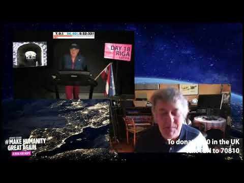 Eddie Izzard - Stephen Fry Says Hello to Jason Isaacs - A Run For Hope