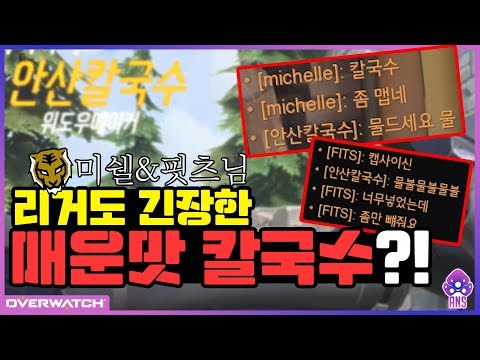 [오버워치] 서울 다이너스티 <strong>미쉘</strong>, 핏츠님도 긴장하게 만든 칼국수 위도우의 매운맛?!