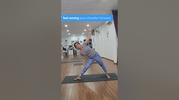 Triangle Pose Alignments tips  | Archana Amlapure #ojasyoga #yoga #trianglepose  #podcast