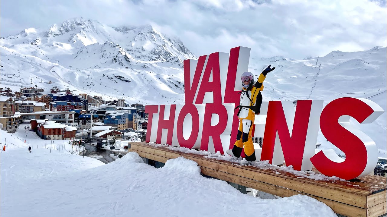 法国三峡谷最美路线，葱仁谷滑雪场 Cime Caron Val Thorens Les 3 Vallées