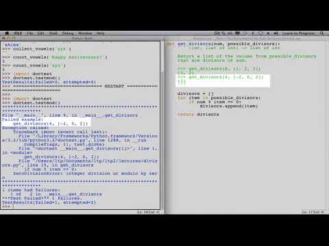 2   1   Testing Automatically Using doctest 6 47