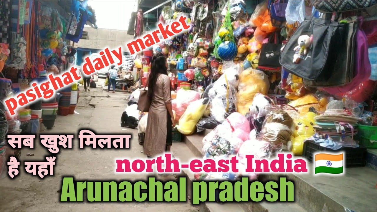 Beautiful pasighat daily market@Exploring daily market Pasighat#milokongvlogs