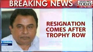 Icc President Mustafa Kamal Resigns After Trophy Row