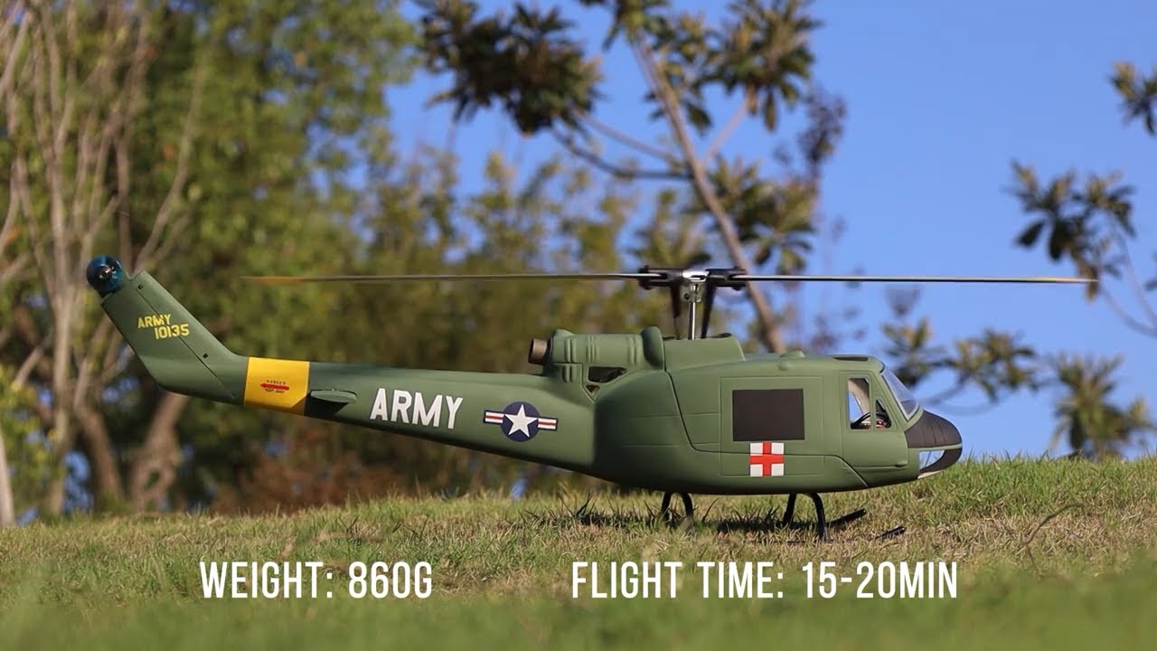 Huey Helicopter For Sale FLYWING UH1 V4 RC Scale Helicopter Four