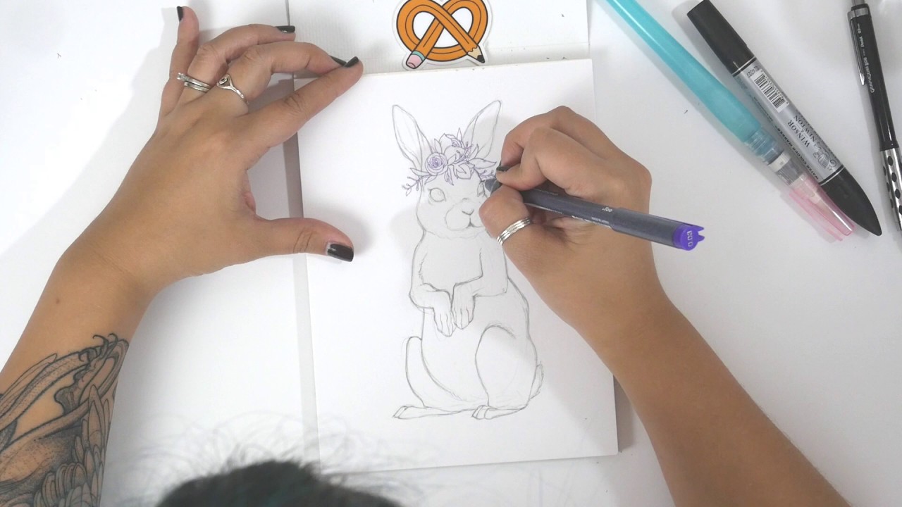 Watch Me Draw - ArtSnacks Challenge April 2017!