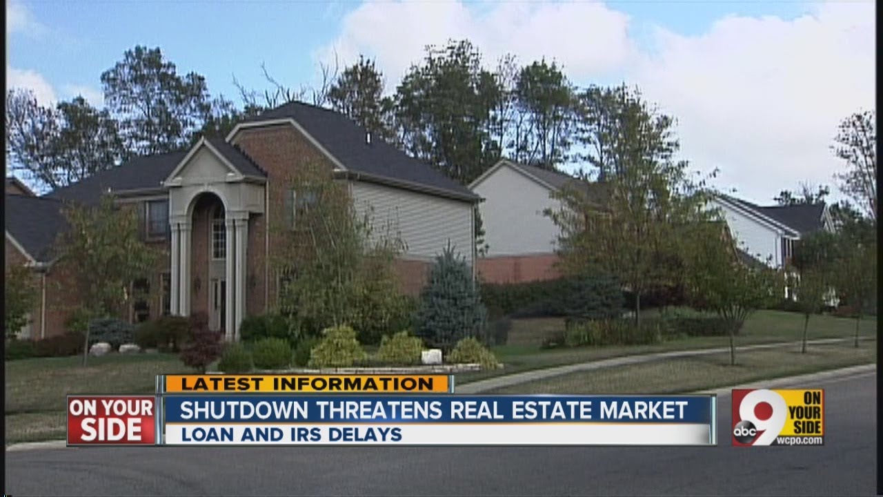 Shutdown threatens real estate market YouTube