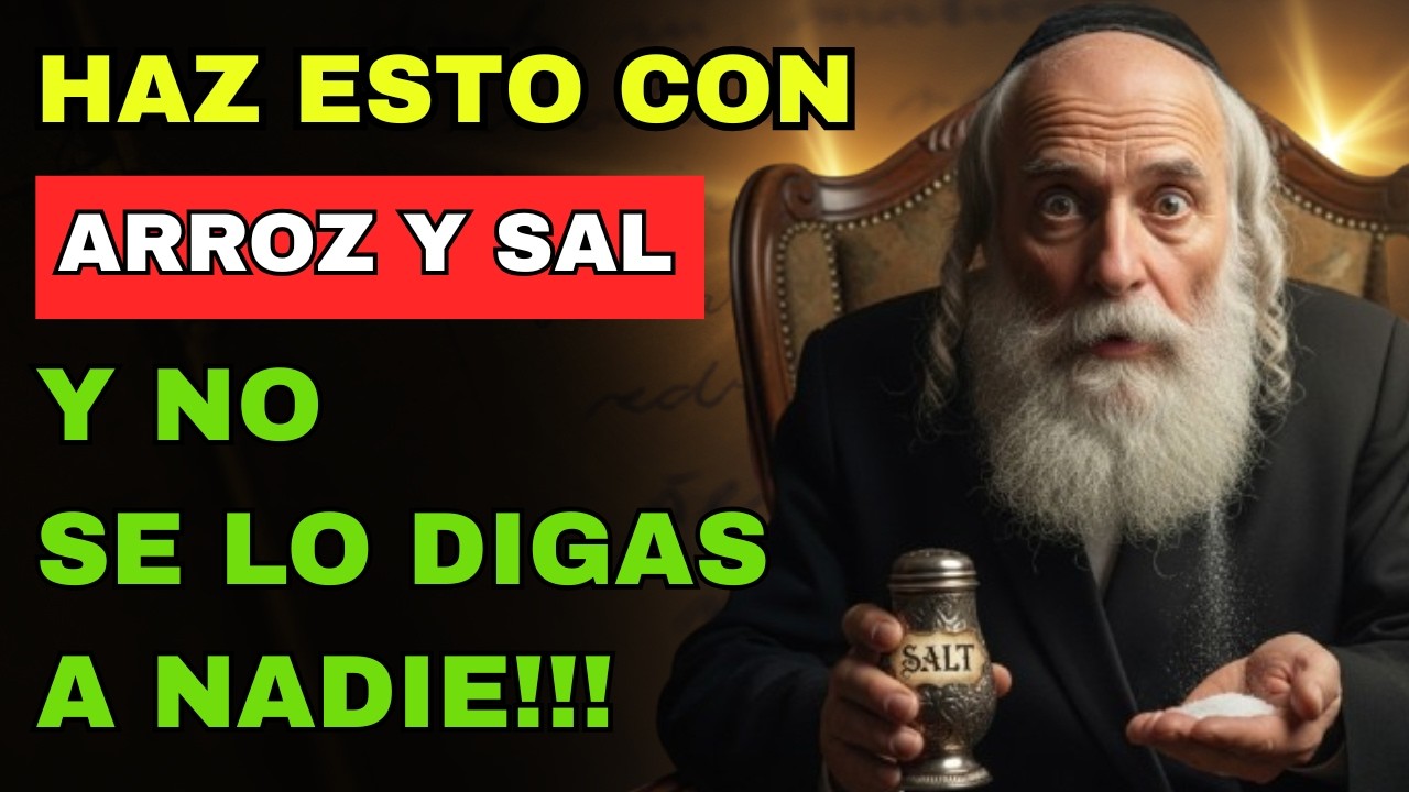 Pon ARROZ con SAL Aquí y el DINERO Llegará Sin Parar - Sabiduría Milionária