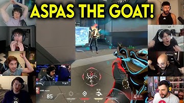 Valorant Streamers Reacts To MIBR Aspas Insane 1v3 CLUTCH Against G2 In VCT