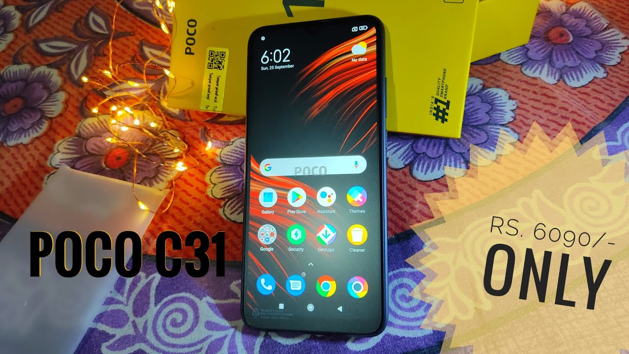 Best Budget Smart Phone Under 7000 Unboxing POCO C31 YouTube