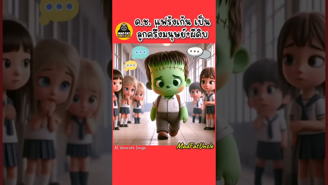 แฟร้งเก้นมาแว้ว | MadFatUncle #ตลก สนุก น่ารัก #พากย์ไทย  #มังงะ #ai ภาพสวย