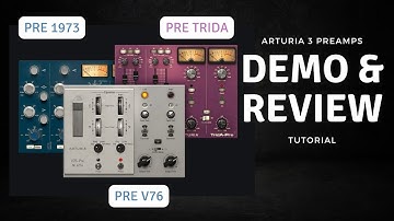 Arturia | 3 preamps Demo & Review + cheap mic drum loop from scratch |