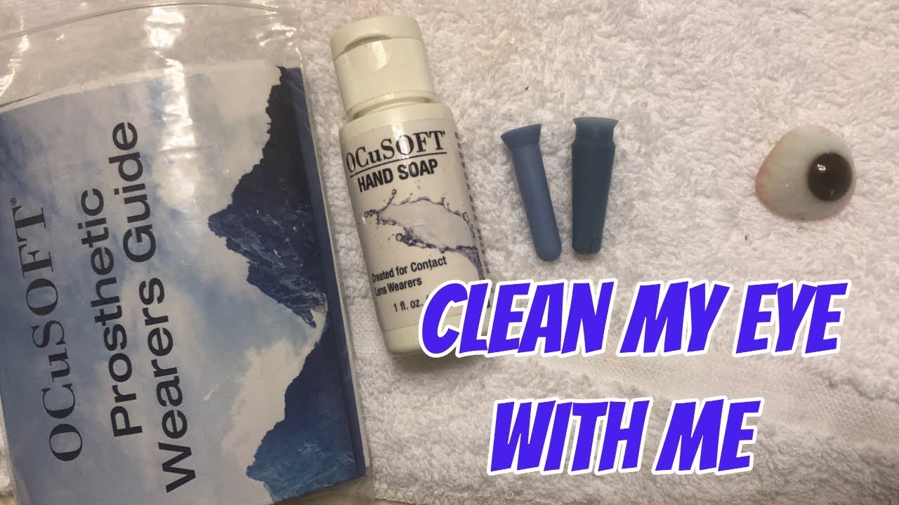 Cleaning of Prosthetic Eye Acrylic Eye Cleaning un ojo YouTube