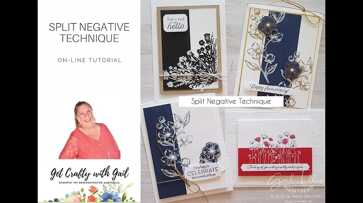 "Get Crafty with Gail" - Split Negative Technique ...