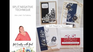 Get Crafty with Gail - Split Negative Technique Video Tutorial