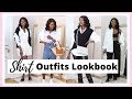 11 Shirts Outfit Ideas  For Spring || Classy, Dressy Spring Outfits Lookbook * Zara, H&amp;M, Mango.....