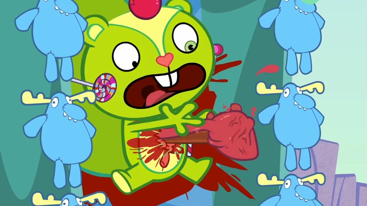 Wrong Side of the Tracks | Happy Tree Friends - YouTube