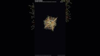 Crystal (Cubic) — 3D Cellular Automata #Shorts
