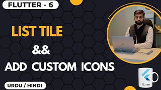List Tile || Add custom icons in Flutter Urdu/Hindi || Jawad Aslam
