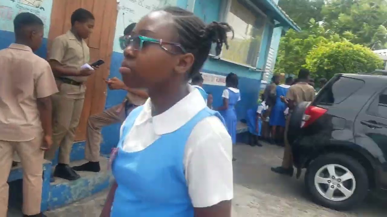school children at Saint Catherine primary kids celebrating prep result today
