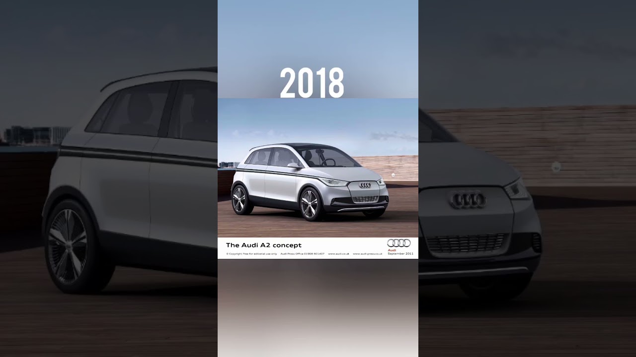 Evolution of Audi A2 (2000-2022)