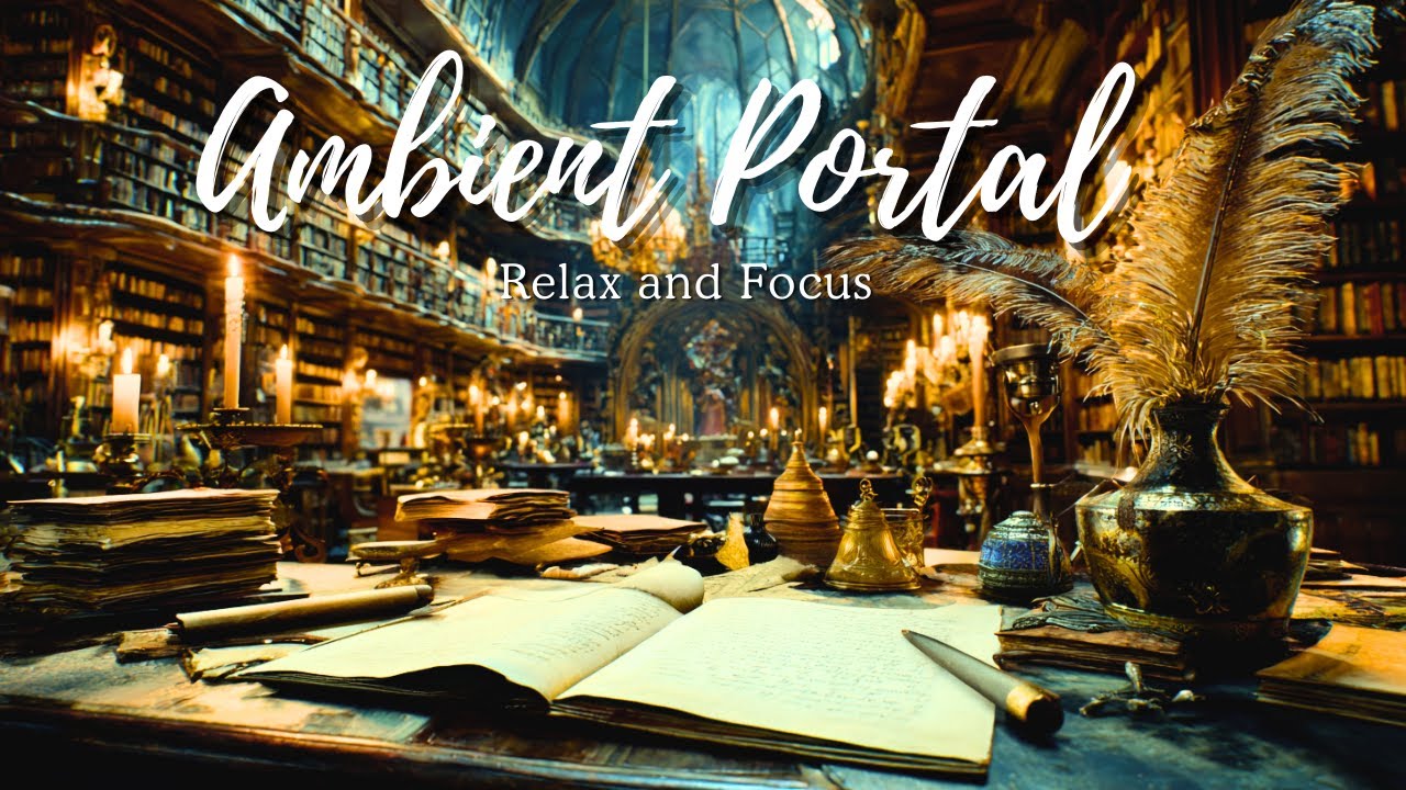 Атмосфера Ведьмака | Учеба в Оксенфурте | Звуки библиотеки для фокуса и концентрации