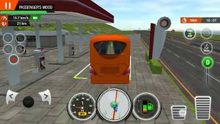 Coach Bus driving simulator ( Mod )  #02 Hilarious gameplay on android screenshot 2