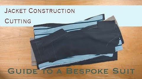 Jacket Making Part 1/13 - Cutting | Guide to a Bespoke Suit