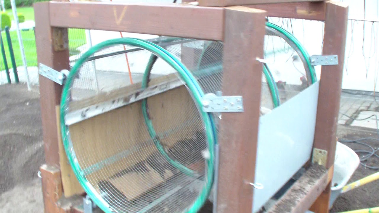 Trommelsieb mit Frequenzumrichter / Eigenbau / Teil 1 YouTube