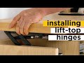 Installing Lift Top Coffee Table Hinges
