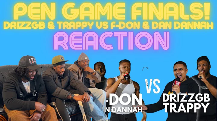 FINALS!! DRIZZGB & TRAPPY VS F-DON & DAN DANNAH PENGAME REACTION | CCUSTOM CULTURE