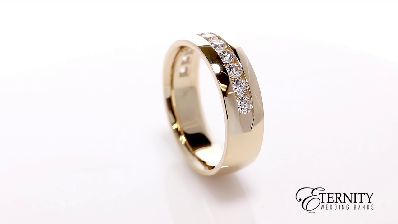 Men's Channel Set 1.0 CTTW Diamond Wedding Ring (615x)