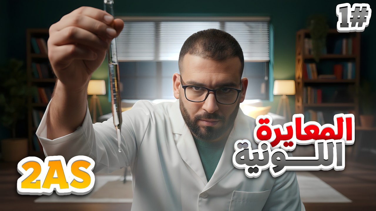 المعايرة اللونية | تعين كمية المادة عن طريق المعايرة 🔥 ثانية ثانوي