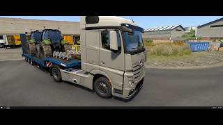 Vận chuyển Máy kéo hạng nặng đến công trình | ETS2 screenshot 5