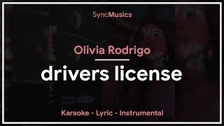 Olivia Rodrigo - drivers license | Karaoke - Lyrics - Instrumental