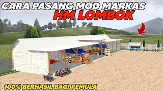 CARA PASANG MARKAS HM LOMBOK BUSSID V3.7.1 | TUTORIAL PEMULA