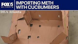 Seven-hundred pounds of meth brought to Georgia in cucumber boxes | FOX 5 Atlanta