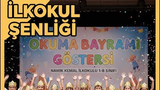 OKUMA BAYRAMI GÖSTERİSİ ESENYURT NAMIK KEMAL İLKOKULU 1-B SINIFI BÜTÜL AĞBABA VE ÖĞRENCİLERİ